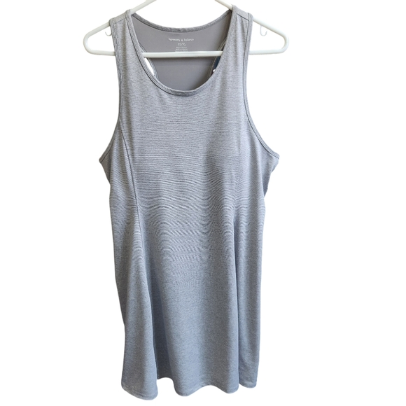 Harmony & Balance Gray Sporty Chic Minimalist Athleisure Exercise/Yoga Dress XL - Picture 9 of 9